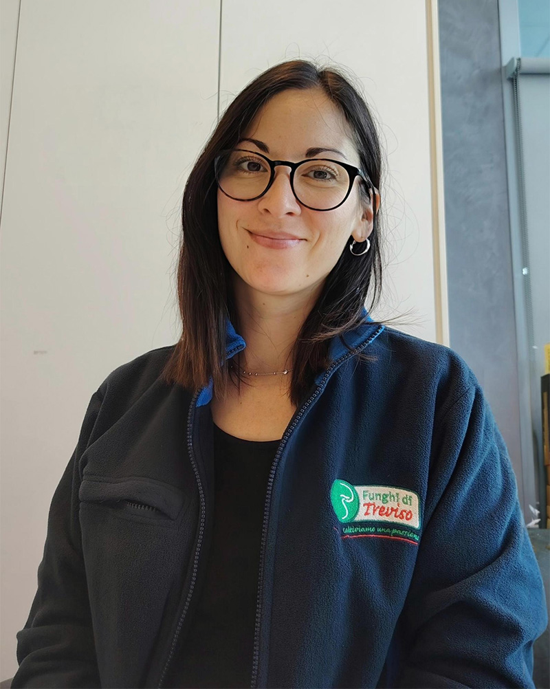 Marta Fuser, sales manager di Consorzio Funghi di Treviso